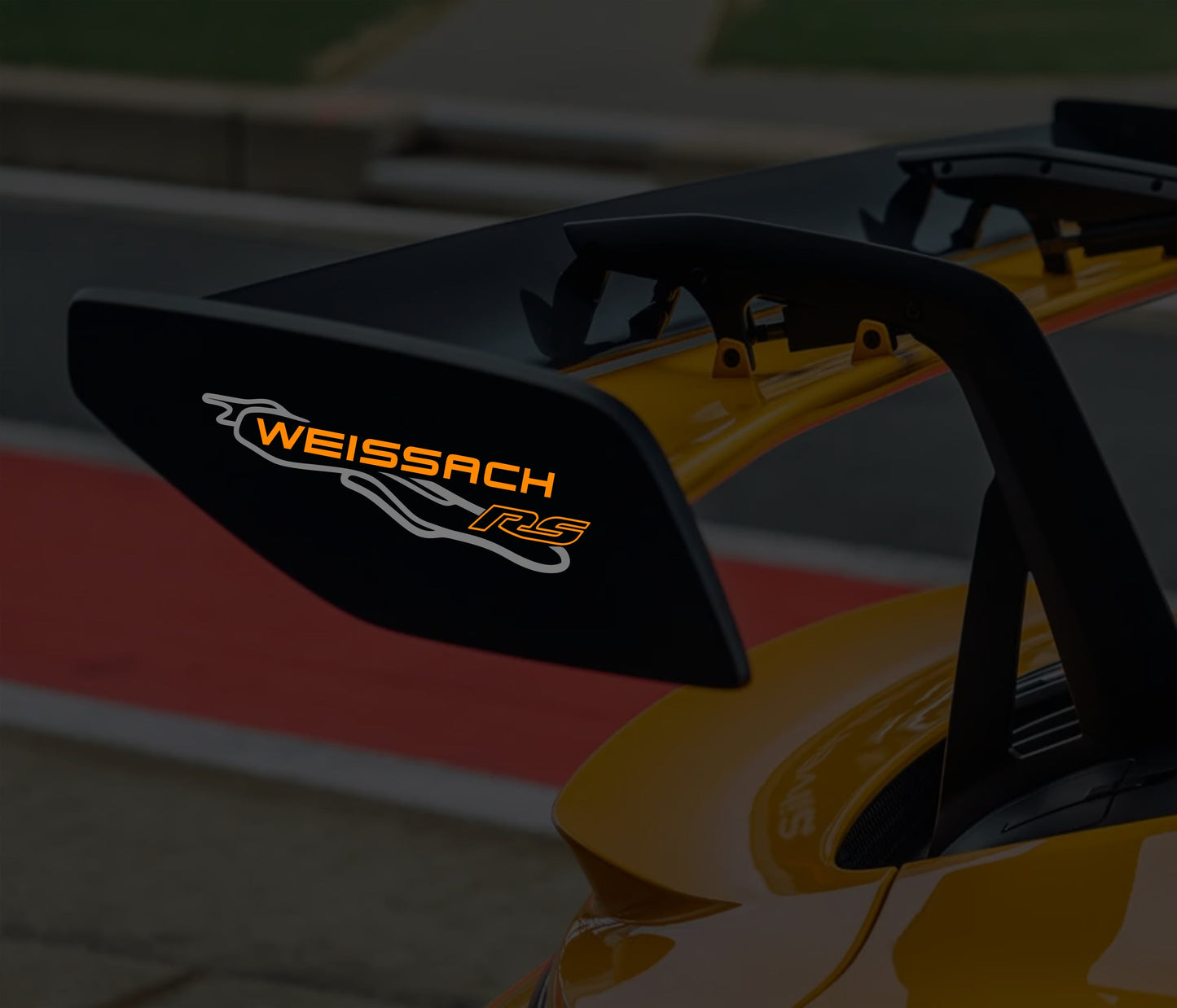Porsche Weissach RS Spoiler Decal – Porsche GT3 RS / GT2 RS
