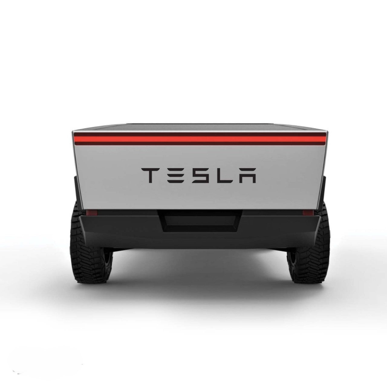 tesla cyber truck tesla tail gate graphic