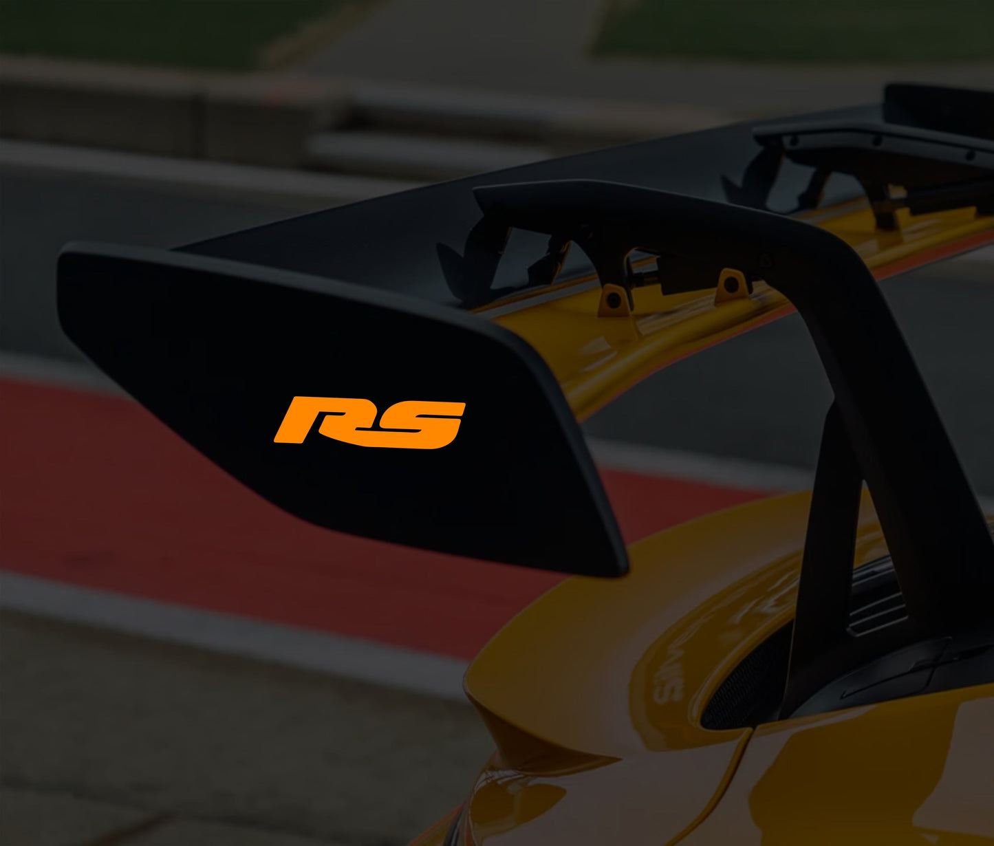 Porsche RS Spoiler Decal – Classic Porsche Motorsport Style for GT3 RS / GT2 RS
