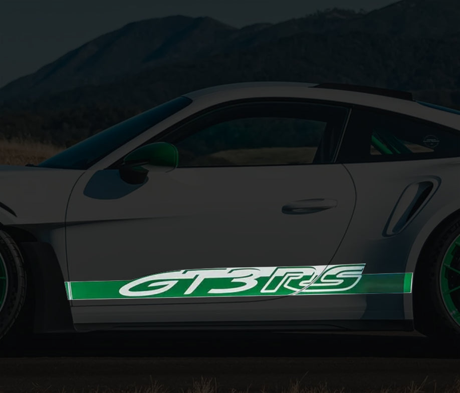 porsche 911 992 gt3rs side graphics